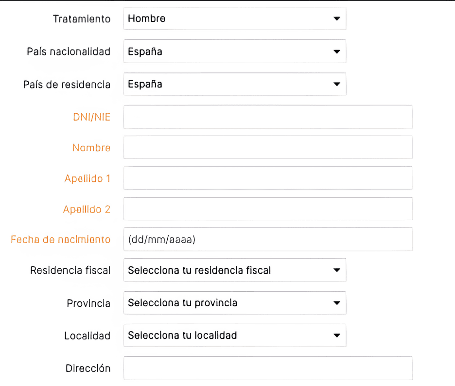 Registration at Juegging casino